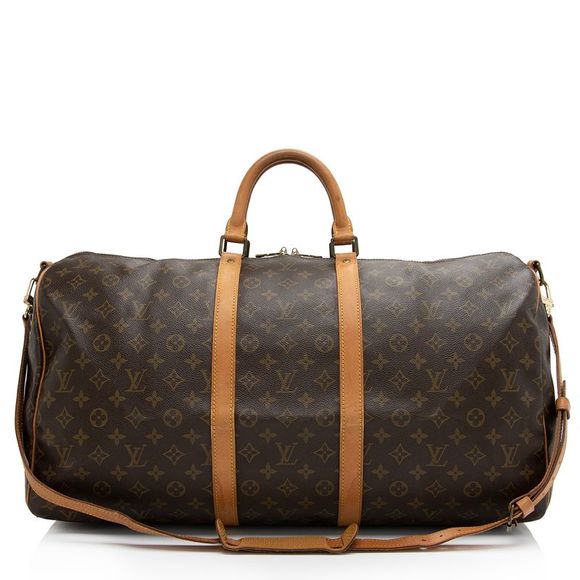 Louis Vuitton Handbags - Louis Vuitton Vintage Monogram Canvas Keepall Bandouliere 55 Duffle Bag